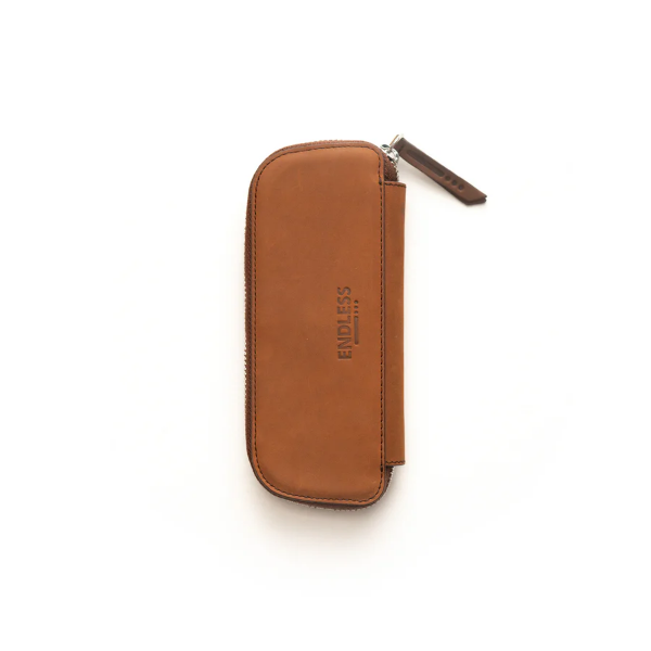 Picture of Endless Companion Leather Adjustable Pen Pouch 2 Pens - Brown