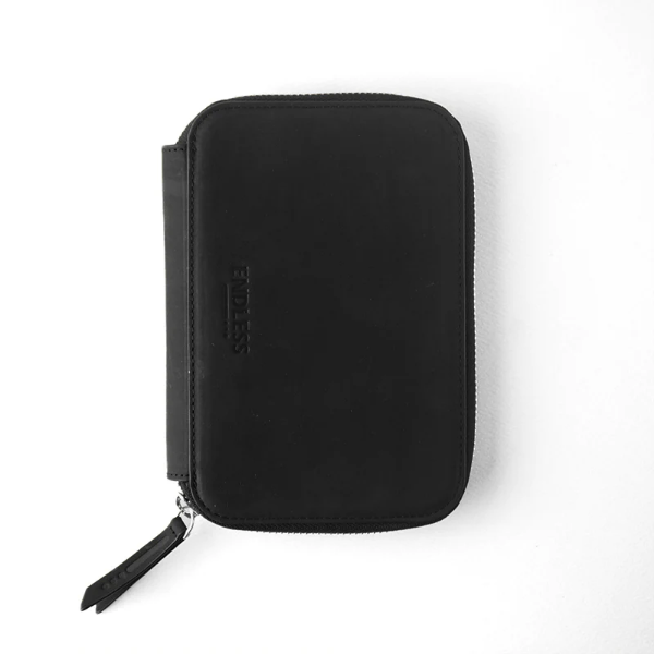 Picture of Endless Companion Leather Adjustable Pen Pouch 5 Pens - Black