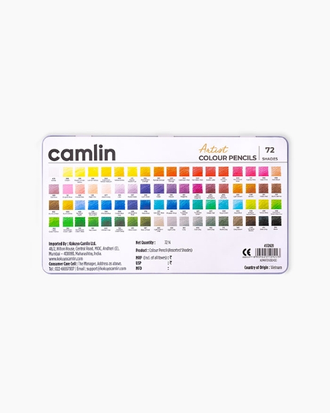 Picture of CAMLIN ARTIST COLOUR PENCIL 72 SHADES 