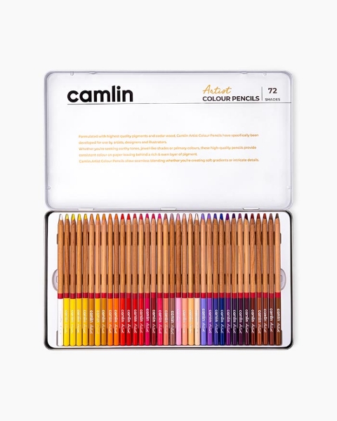 Picture of CAMLIN ARTIST COLOUR PENCIL 72 SHADES 