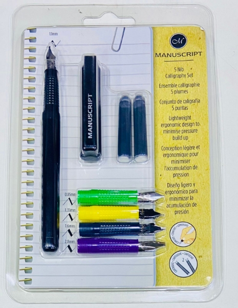 Manuscript Creative Calligraphy Nib Set F M B 2B 4B