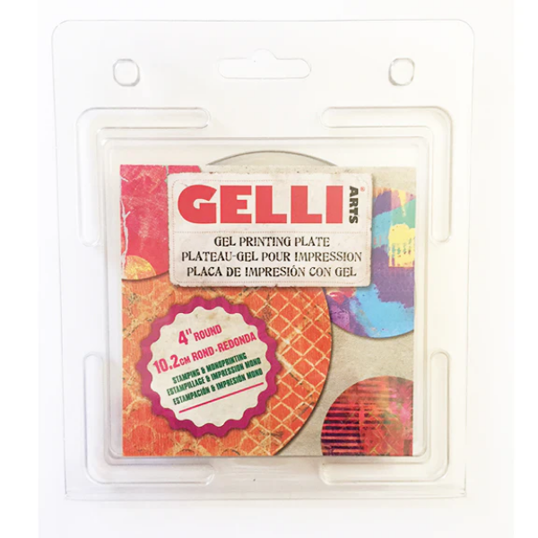 Picture of Gelli Arts Gell Printing Plate Round 4In