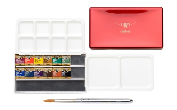 Picture of Holbein Artist Watercolour Half Pan Set Of 12 