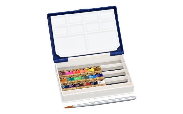 Picture of Holbein Artist Watercolour Half Pan Set Of 18