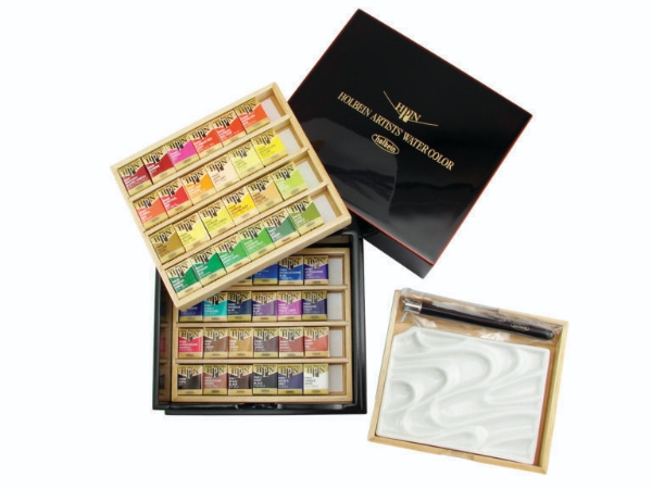 Picture of Holbein Artist Watercolour Half Pan Set Of 48
