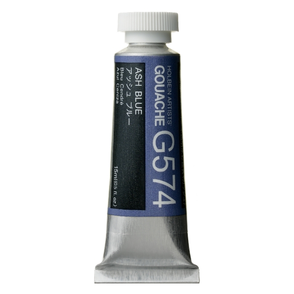 Picture of Holbein Gouache Ash Blue A 15ml -G574                                                                                                                                                                                                                                                                                                                                                                           