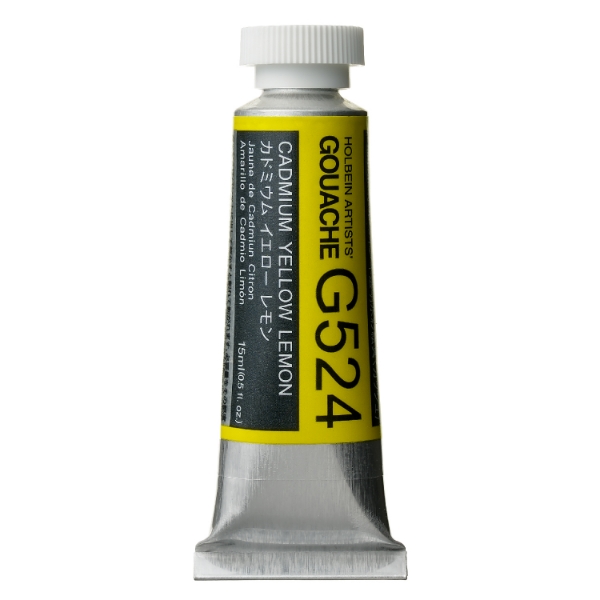 Picture of Holbein Gouache Cadmium Yellow Lemon D 15ml -G524                                                                                                                                                                                                                                                                                                                                                               