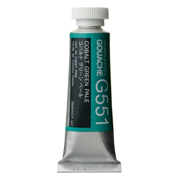 Picture of Holbein Gouache Cobalt Green Pale E 15ml -G551                                                                                                                                                                                                                                                                                                                                                                  