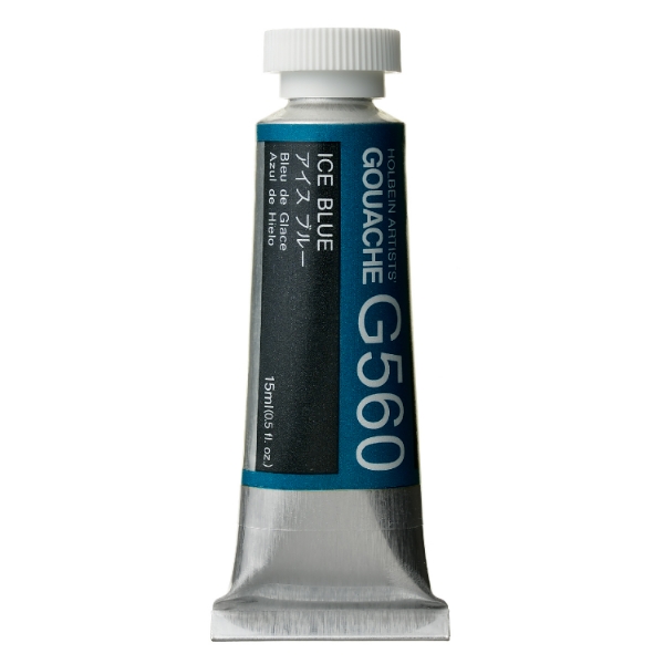 Picture of Holbein Gouache Ice Blue A 15ml -G560                                                                                                                                                                                                                                                                                                                                                                           