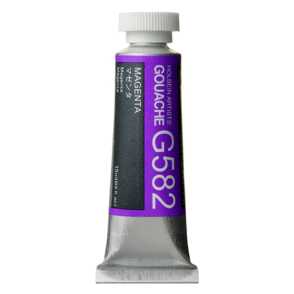 Picture of Holbein Gouache Magenta B 15ml -G582                                                                                                                                                                                                                                                                                                                                                                            