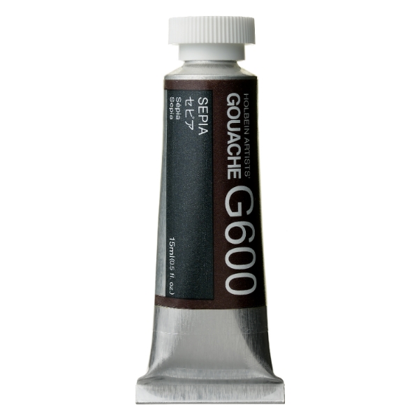 Picture of Holbein Gouache Sepia A 15ml -G600                                                                                                                                                                                                                                                                                                                                                                              