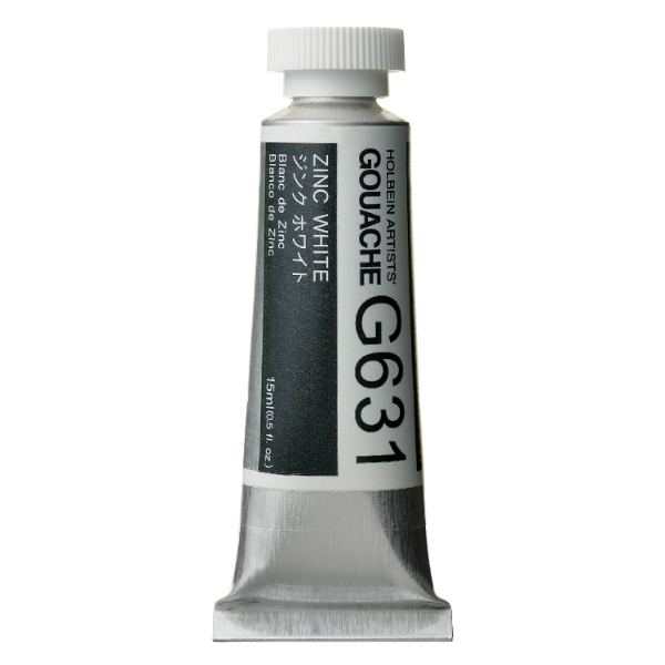 Picture of Holbein Gouache Zinc White A 15ml -G631                                                                                                                                                                                                                                                                                                                                                                         