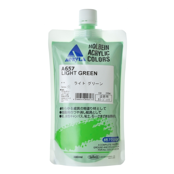 Picture of Holbein Acrylic Gesso 300Ml Light Green - G (A657)                                                                                                                                                                                                                                                                                                                                                         