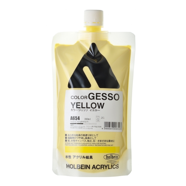 Picture of Holbein Acrylic Gesso 300Ml Yellow - G (A654)                                                                                                                                                                                                                                                                                                                                                                