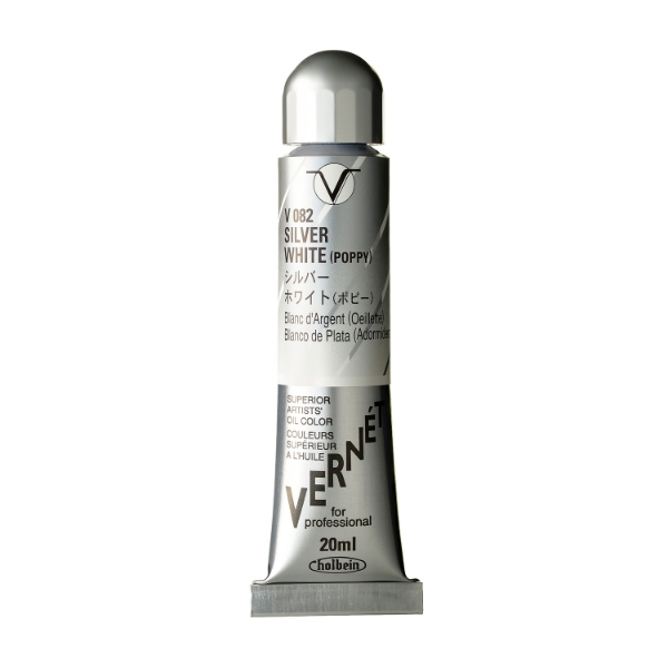 Picture of Holbein AOC Silver White -Poppy C 20ml -V082                                                                                                                                                                                                                                                                                                                                                                    