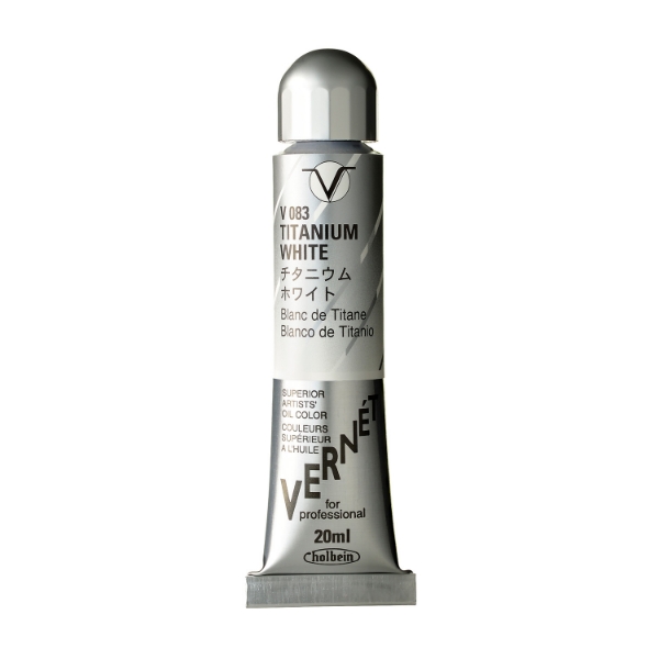 Picture of Holbein AOC Titanium White A 20ml -V083                                                                                                                                                                                                                                                                                                                                                                         
