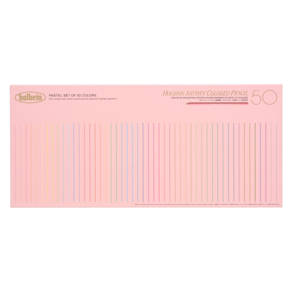 Picture of HOLBEIN ARTIST COLORED PENCIL PASTEL SET OF 50-OP936                                                                                                                                                                                                                                                                                                                                                            