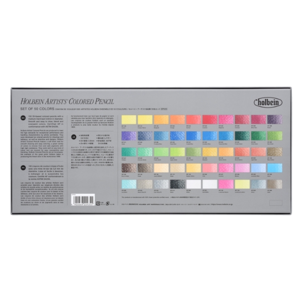 Picture of HOLBEIN ARTIST COLORED PENCIL SET OF 50-OP935                                                                                                                                                                                                                                                                                                                                                                   