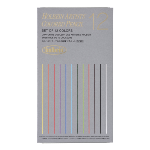 Picture of Holbein Color Pencil Set of 12C basic set -OP901                                                                                                                                                                                                                                                                                                                                                                