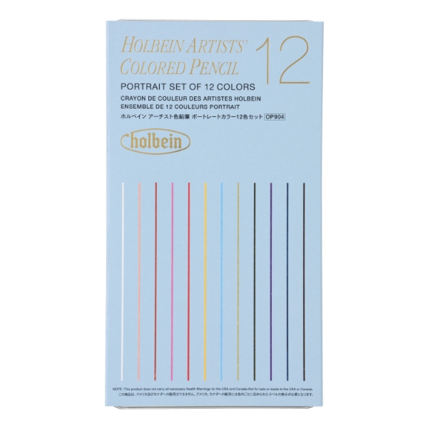 Picture of Holbein Color Pencil Set of 12C portrait set -OP904                                                                                                                                                                                                                                                                                                                                                             