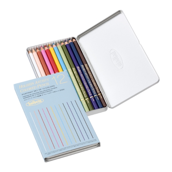 Picture of Holbein Color Pencil Set of 12C portrait set -OP904                                                                                                                                                                                                                                                                                                                                                             