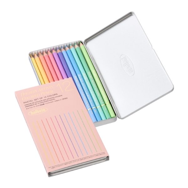 Picture of Holbein Color Pencil Set of 12C SOFT PASTEL set -OP903