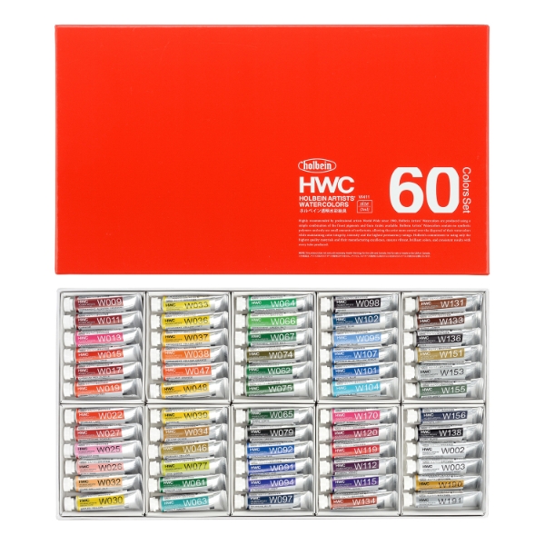 Picture of HOLBEIN WATERCOLORS SET OF 60-W411                                                                                                                                                                                                                                                                                                                                                                              