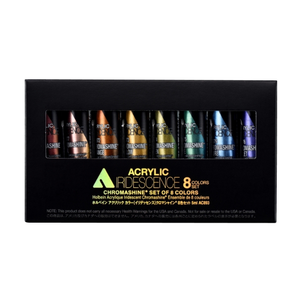 Picture of Holbein Iridescence 8 Colors Set  Chromashine™ -AC893                                                                                                                                                                                                                                                                                                                                                           