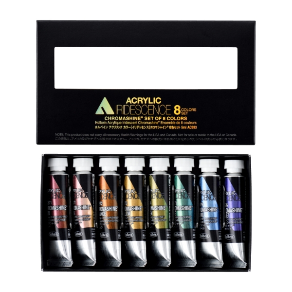 Picture of Holbein Iridescence 8 Colors Set  Chromashine™ -AC893                                                                                                                                                                                                                                                                                                                                                           