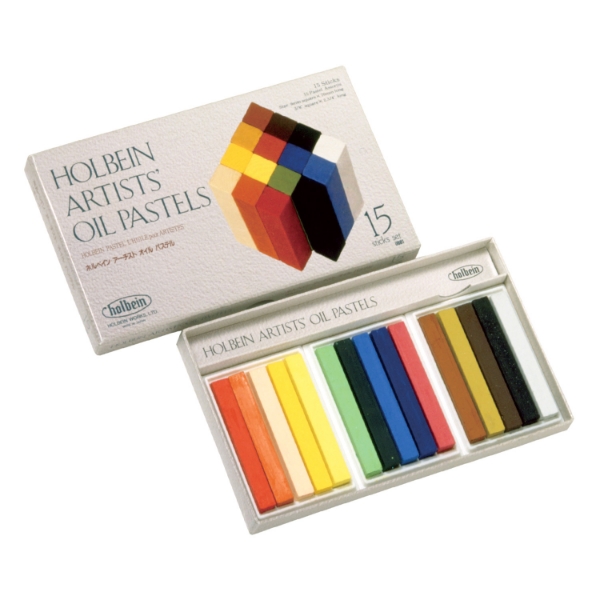 Picture of HOLBEIN OIL PASTEL SET OF 15 COLORS -U681                                                                                                                                                                                                                                                                                                                                                                       