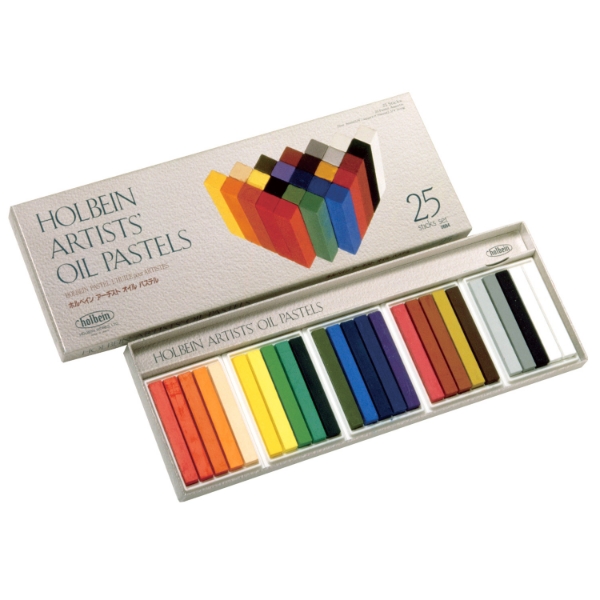 Picture of HOLBEIN OIL PASTEL SET OF 25 COLORS -U684                                                                                                                                                                                                                                                                                                                                                                       