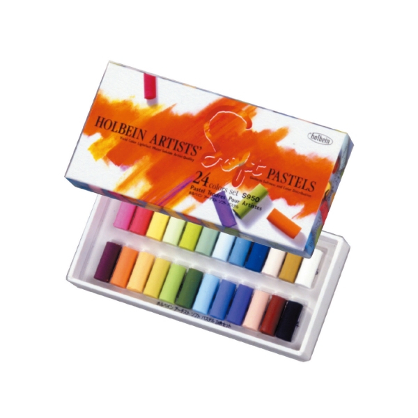 Picture of HOLBEIN SOFT PASTEL 24 COLOR SET -S950                                                                                                                                                                                                                                                                                                                                                                     