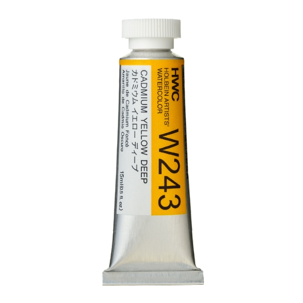 Picture of HOLBEIN AWC CADMIUM YELLOW DEEP C 15ML (W243)                                                                                                                                                                                                                                                                                                                                                                   