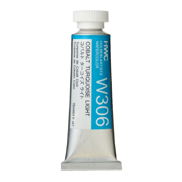 Picture of HOLBEIN AWC COBALT TURQUOISE LIGHT D 15ML (W306)                                                                                                                                                                                                                                                                                                                                                                