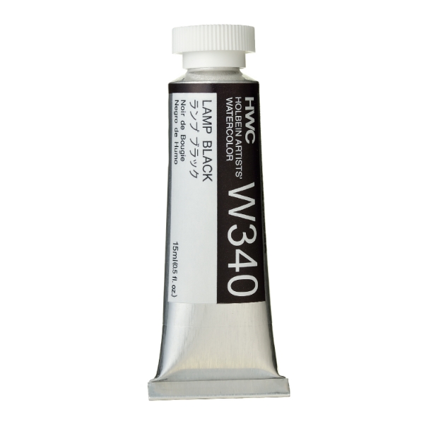 Picture of Holbein AWC Lamp Black A 15ml (W340)                                                                                                                                                                                                                                                                                                                                                                            