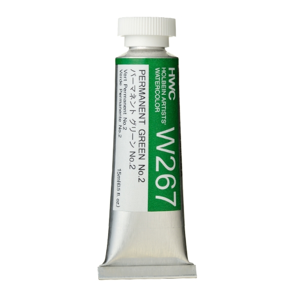 Picture of HOLBEIN AWC PERMANENT GREEN A 15ML (W267)                                                                                                                                                                                                                                                                                                                                                                       