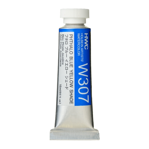 Picture of HOLBEIN AWC PHTHALO BLUE YELLOW SHADE A 15ML (W307)                                                                                                                                                                                                                                                                                                                                                             