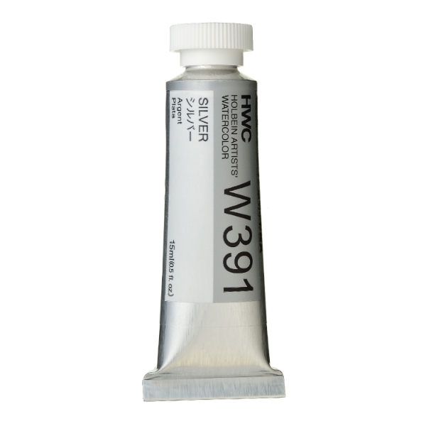 Picture of Holbein AWC Silver C 15ml (W391)                                                                                                                                                                                                                                                                                                                                                                                