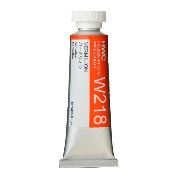 Picture of HOLBEIN AWC VERMILION F 15ML (W218)                                                                                                                                                                                                                                                                                                                                                                             