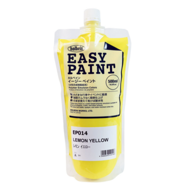 Picture of Holbein Acrylic Easy Paint 500ml Lemon Yellow A2-EP014