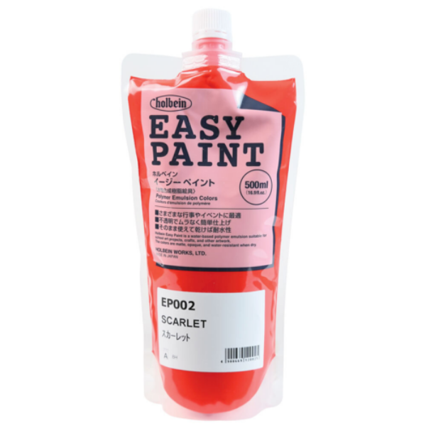 Picture of Holbein Acrylic Easy Paint 500ml Scarlet A-EP002