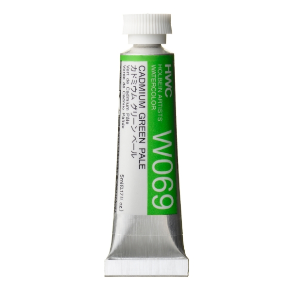 Picture of Holbein AWC Cadmium Green Pale C 5ml-W069