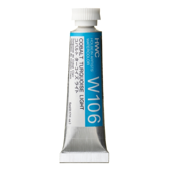 Picture of Holbein AWC Cobalt Turquoise Light D 5ml-W106