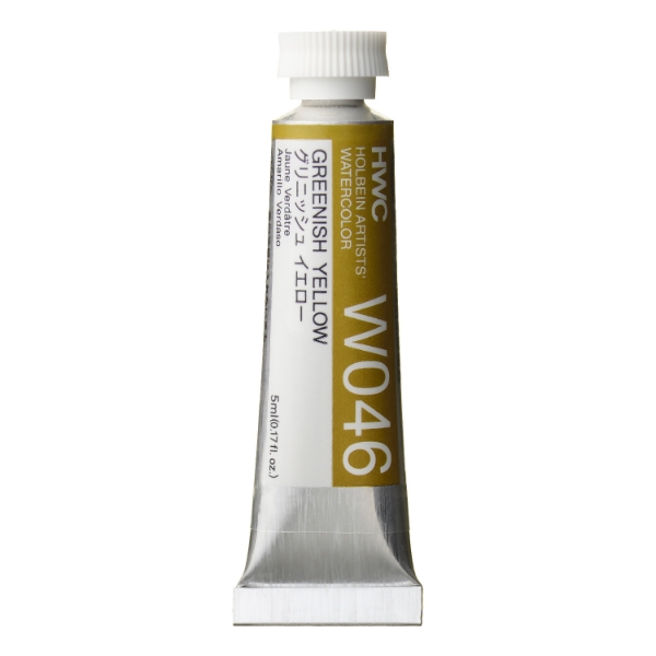 Picture of Holbein AWC Greenish Yellow C 5ml-W046