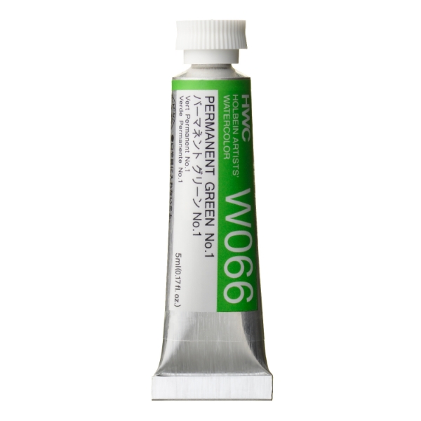 Picture of Holbein AWC Permanent Green #1 A 5ml-W066