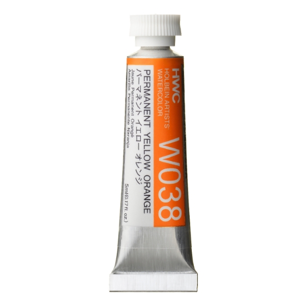 Picture of Holbein AWC Permanent Yellow Orange A 5ml-W038