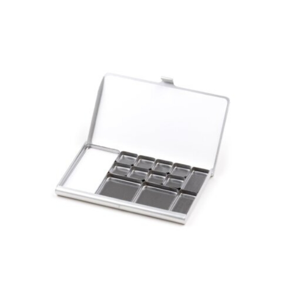 Picture of Art Tool Kit Watercolour Pocket Palette with Pans Silver-Medium   