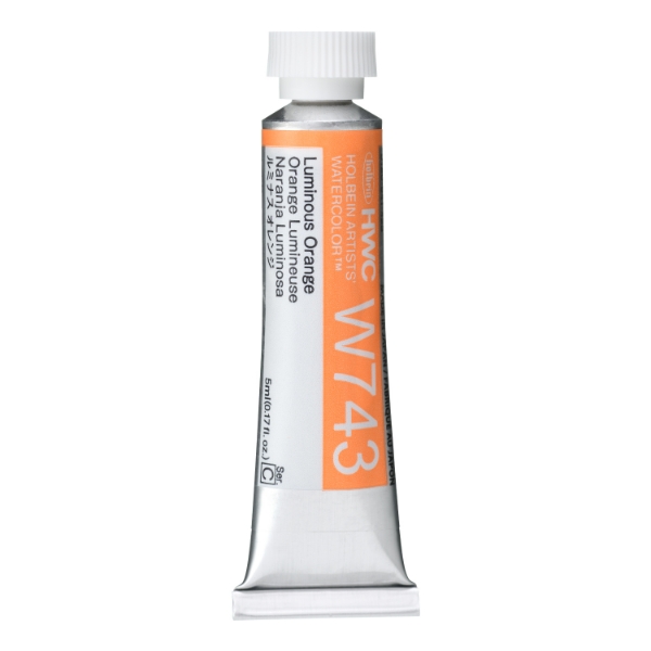 Picture of Holbein AWC Luminous Orange C 5ml-W743