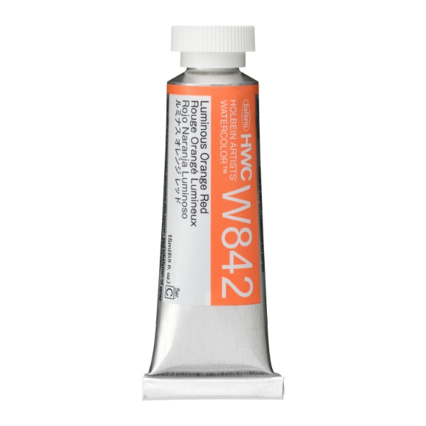 Picture of Holbein AWC Luminous Orange Red C 15ml-W842
