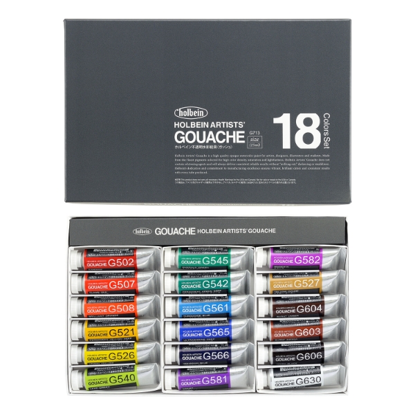 Picture of Holbein Gouche Set of 18 C-93501